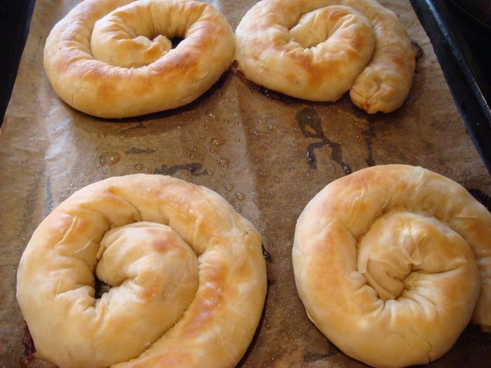 Курник из тесто фило 