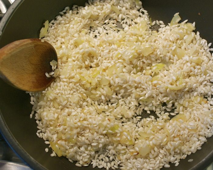 Ризотто с грушей и горгонзолой