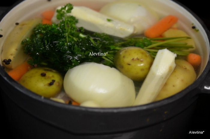 Куриный суп со звездочками