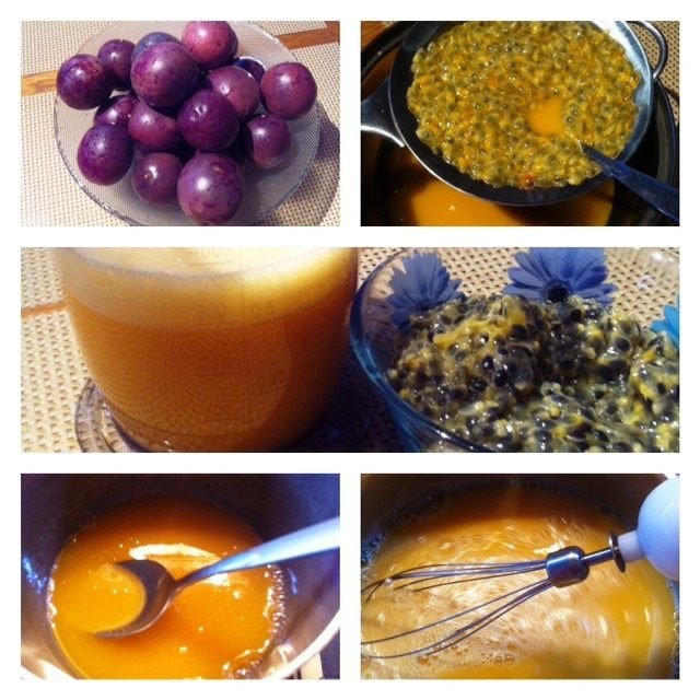 Шоколадный торт с маракуйей и безе