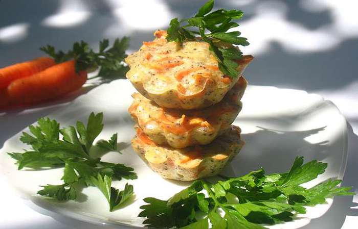 Морковные маффины