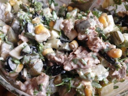 Новогодний салат &amp;quot;Овца&amp;quot;