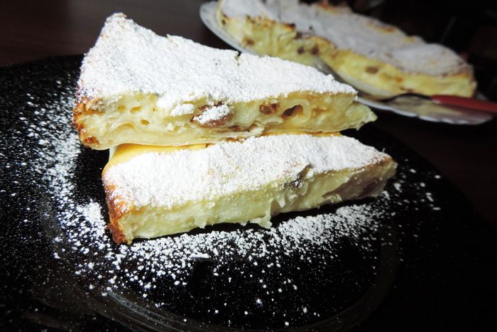 &amp;quot;Мятый&amp;quot; творожный пирог с лавашом