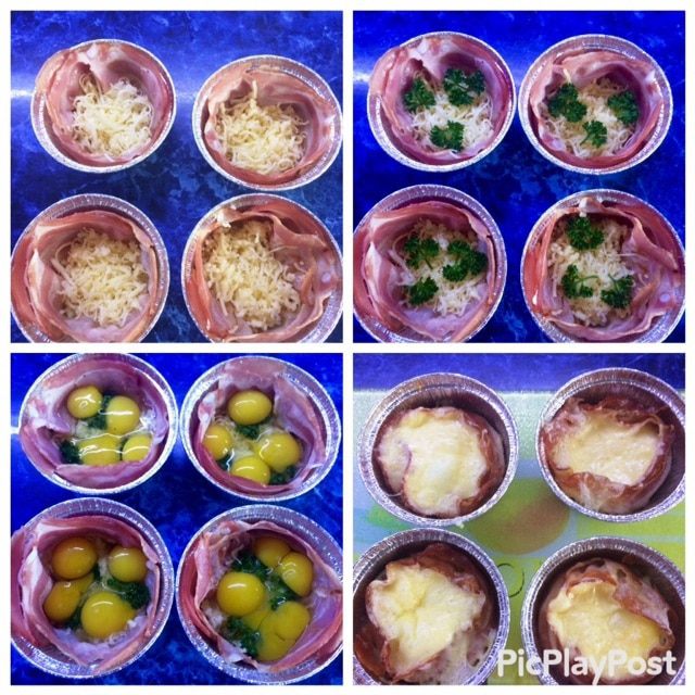 Перепелиные яйца в панчетте