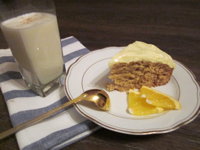 Тыквенный пирог со специями под цитрусовым кремом (Orange and Spice Pumpkin Cake)