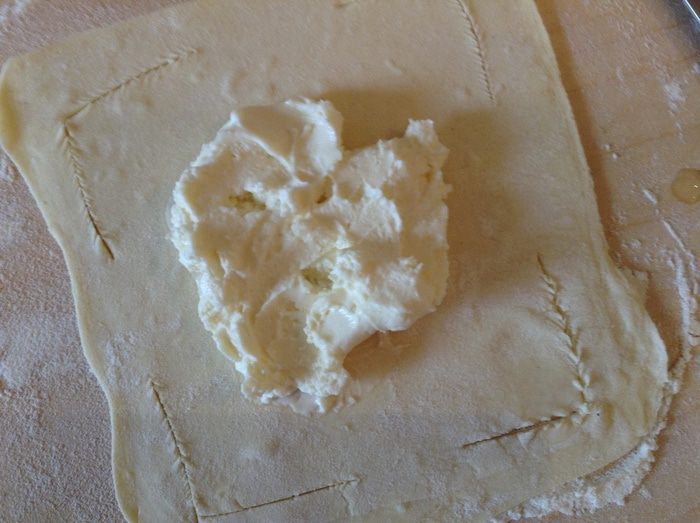 Конвертики с клубникой