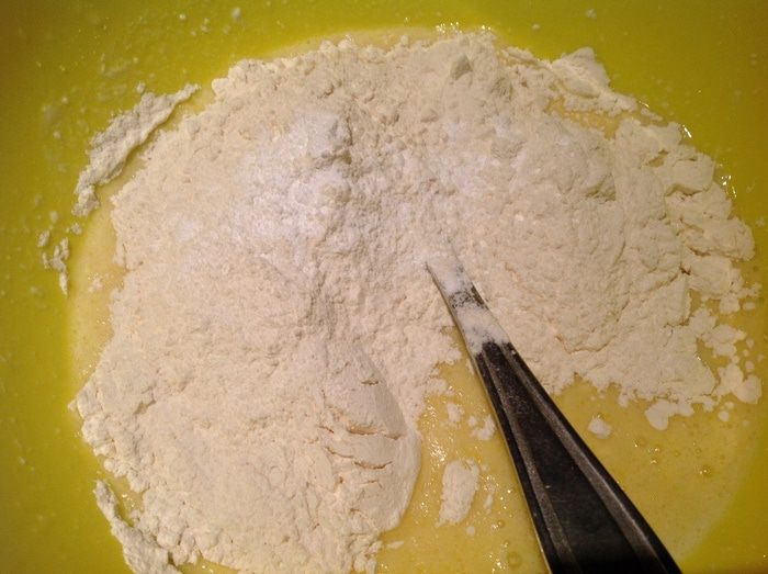 Пирог с малиной