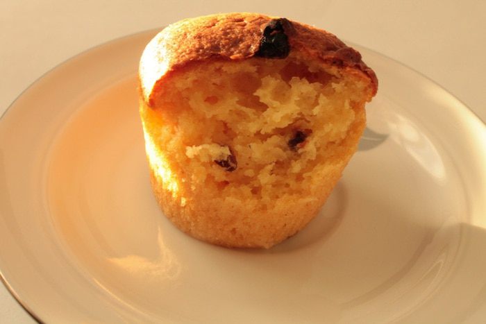 Творожные кексы с кукурузной мукой