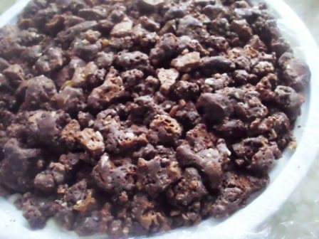 Торт-мороженое с малиной