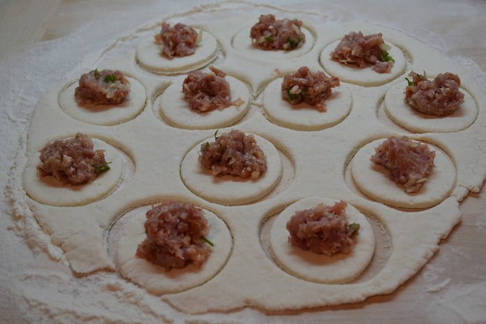 Пызы с мясом