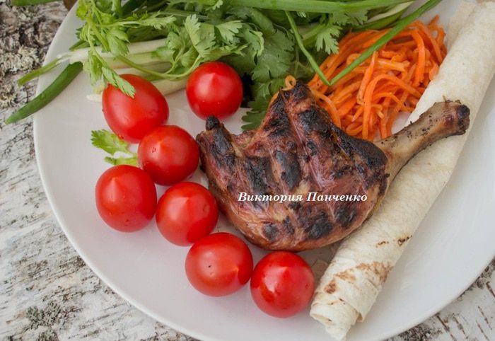 Утка в солинаде