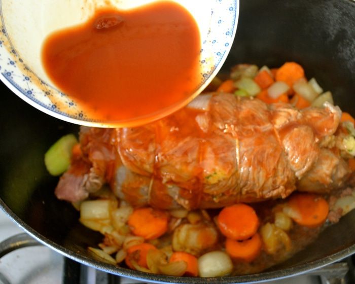 Мясной рулет по-неаполитански