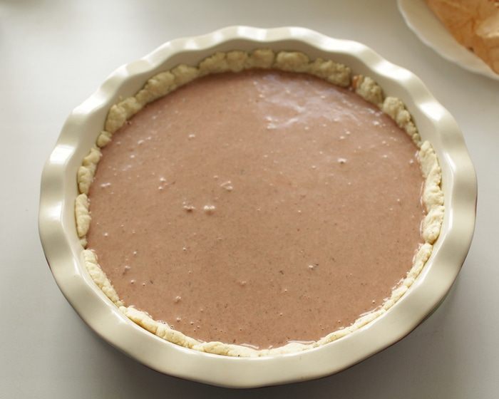  Пирог с печенью и вяленой клюквой