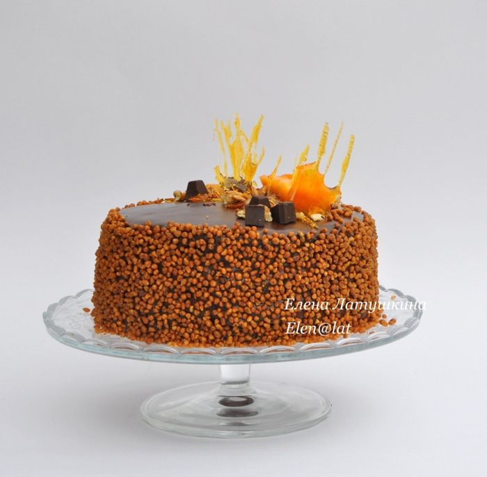 Торт &amp;quot;Шоколад, кофе, абрикос&amp;quot;