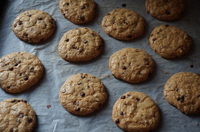 Классическое американское печенье с шоколадом