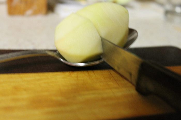 Запеченная картошечка с салом