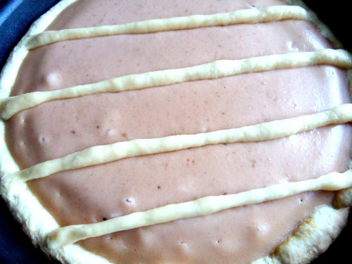 Банановый пирог на песочной основе