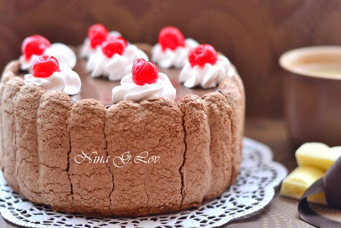 Шоколадный тирамису с вишневым ликером