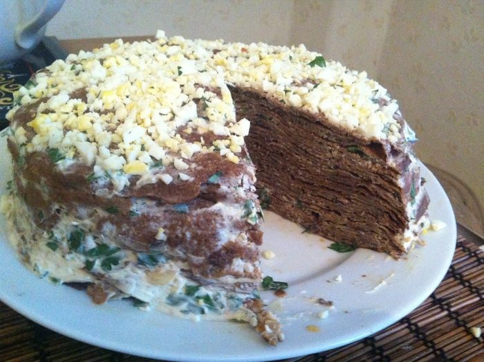 Печеночный торт