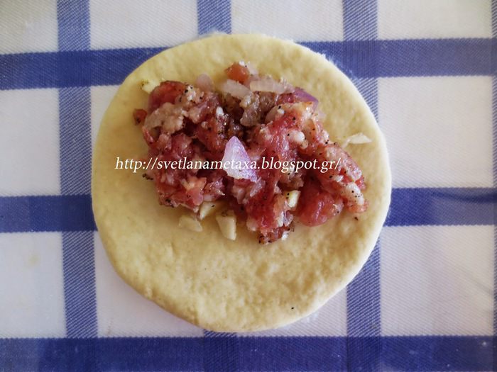 Мясной пирог &amp;quot;Хризантема&amp;quot;