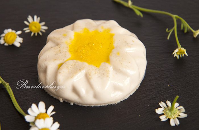 Десерт &amp;quot;Ромашковая панна котта&amp;quot;
